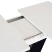 Mebel Elite Стол Clark, раскладной, 120–160 см, белый/чёрный глянцевый, PM.DUBAJ/B/PL/CZ/S - Home Club, изображение 8