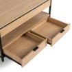 Mebel Elite Раздвижной стол-скамейка Luca 100 см, дуб/чёрный, ME.LUCA/D/CZ/L - Home Club, изображение 8