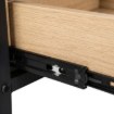 Mebel Elite Раздвижной стол-скамейка Luca 100 см, дуб/чёрный, ME.LUCA/D/CZ/L - Home Club, изображение 11