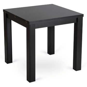 Mebel Elite Розкладний стіл Max 80–160 см, чорний, W.MAX/CZ/S - Home Club