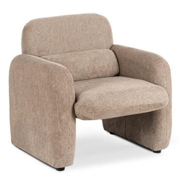 Mebel Elite Кресло для отдыха Togo темно-бежевого цвета, ME.TOGO/CBZ/T/FW - Home Club