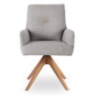 Mebel Elite Обертове крісло Bianco, сіре, ME.BIANCO/P/T/K - Home Club, Зображення 9