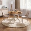 Mebel Elite Розкладний стіл Lukas 100–250 см, дуб/кашмір, ME.LUKAS/D/KASZ/S - Home Club, Зображення 2
