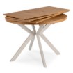 Mebel Elite Розкладний стіл Lukas 100–250 см, дуб/кашмір, ME.LUKAS/D/KASZ/S - Home Club, Зображення 3