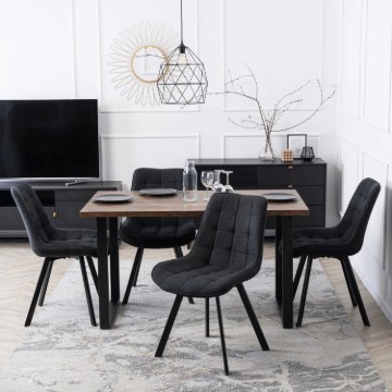 Mebel Elite Стілець Rick 2, чорний, ME.RICK2/CZ/T/K - Home Club