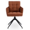 Mebel Elite Вращающееся кресло Akita, красное, из вельвета, ME.AKITA/RD/SZTR/K - Home Club, изображение 7