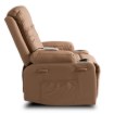 Mebel Elite Массажное кресло Box с откидной спинкой и подставкой для ног, цвет «Карамель», экокожа, ME.BOX/KAR/E/FW - Home Club, изображение 9