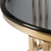 Mebel Elite Набор журнальных столиков Triton, серый/золотой, ME.TRITON/P/ZL/SZKL/L - Home Club, изображение 5