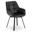 Mebel Elite Вращающееся кресло Luna, чёрная экокожа, ME.LUNA/CZ/E/K - Home Club, изображение 3