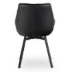 Mebel Elite Вращающееся кресло Luna, чёрная экокожа, ME.LUNA/CZ/E/K - Home Club, изображение 6