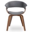 Mebel Elite Стул Gary, велюровый, серый/орех, ME.GARY/P/O/DG/V/K - Home Club, изображение 3