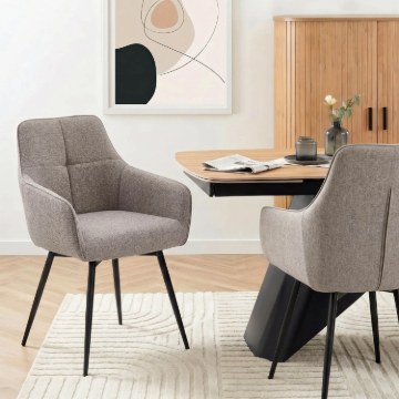 Mebel Elite Вращающееся кресло Larisa цвета капучино, ME.LARISA/CAP/CZ/T/K - Home Club