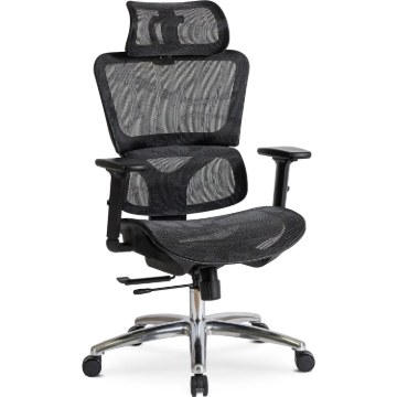Mebel Elite Вращающееся кресло Royal, эргономичное, чёрного цвета, ME.ROYAL/CZ/T/FO - Home Club