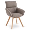 Mebel Elite Обертове крісло Dias, коричневе, ME.DIAS/BR/T/K - Home Club, Зображення 6
