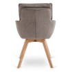 Mebel Elite Обертове крісло Dias, коричневе, ME.DIAS/BR/T/K - Home Club, Зображення 9