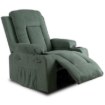 Mebel Elite Раскладной массажный кресло Box, зелёный, из вельвета, ME.BOX2/Z/SZTR/FW - Home Club, изображение 7