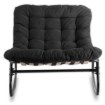 Mebel Elite Крісло-гойдалка Aurora, чорне, ME.AURORA/CZ/T/FW - Home Club, Зображення 4
