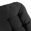 Mebel Elite Крісло-гойдалка Aurora, чорне, ME.AURORA/CZ/T/FW - Home Club, Зображення 8