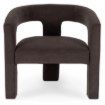 Mebel Elite Кресло для отдыха Lille, коричневое, велюровое, ME.LILLE/BR/V/FW - Home Club, изображение 3