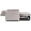 Mebel Elite Раскладной кресло Solor, серый велюр, ME.SOLOR2/P/V/FW - Home Club, изображение 7