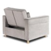 Mebel Elite Раскладной кресло Solor, серый велюр, ME.SOLOR2/P/V/FW - Home Club, изображение 10