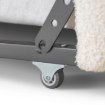 Mebel Elite Кровать 120x200 Villemo, кремового цвета, из ткани «букле», ME.VILLEMO/120/90/KR/TB/LOZWYS - Home Club, изображение 7