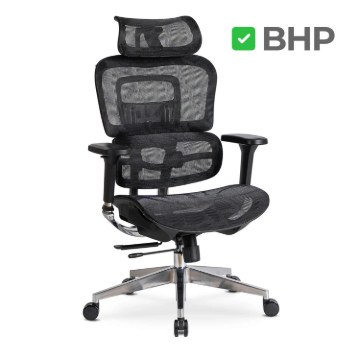 Mebel Elite Эргономичное вращающееся кресло Nino, чёрного цвета, ME.NINO/CZ/T/FO - Home Club