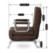 Mebel Elite Раскладной кресло Bart, коричневый, ME.BART/BR/T/FW - Home Club, изображение 16