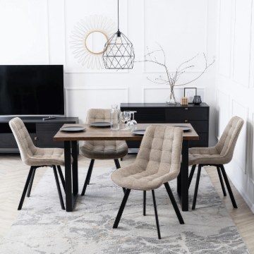 Mebel Elite Стілець Rick 2, бежевий, ME.RICK2/BZ/T/K - Home Club