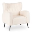 Mebel Elite Кресло для отдыха Nico кремового цвета из ткани «букле», ME.NICO/KR/DREW/TB/FW - Home Club