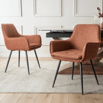 Mebel Elite Стул Edrick Rude, ME.EDRICK/RD/CZ/T/K - Home Club