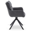 Mebel Elite Вращающееся кресло Paul темно-серого цвета, ME.PAUL/CZ/T/K - Home Club, изображение 8