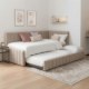 Mebel Elite Ліжко 90x200 Villemo, бежеве, велюрове, ME.VILLEMO/90/90/BZ/V/LOZWYS - Home Club