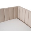 Mebel Elite Кровать 90x200 Villemo, бежевая, велюровая, ME.VILLEMO/90/90/BZ/V/LOZWYS - Home Club, изображение 7