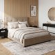 Mebel Elite Ліжко 140x200 Tinga, велюрове, бежеве, ME.TINGA/140/BZ/V/LOZZPOJ - Home Club