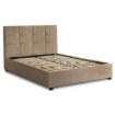 Mebel Elite Ліжко 140x200 Tinga, велюрове, бежеве, ME.TINGA/140/BZ/V/LOZZPOJ - Home Club, Зображення 2