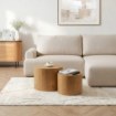 Mebel Elite Набор столиков Leila из натурального дуба, ME.LEILA/D/L - Home Club, изображение 2