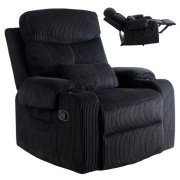 Mebel Elite Раскладной кресло Torres, черный вельвет, ME.TORRES/CZ/SZTR/FW - Home Club