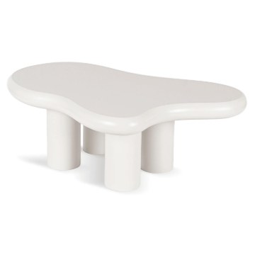 Mebel Elite Кофейный столик Playa, белый, ME.PLAYA/MB/L - Home Club