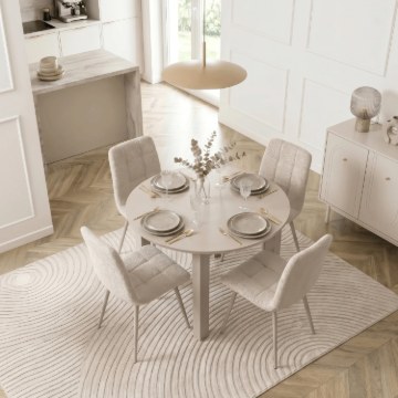 Mebel Elite Стол Harry, раскладной, 92–132 см, цвет «Кашмир», ME.HARRY/92-130/KASZ/S - Home Club