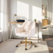 Mebel Elite Вращающееся кресло Konor кремового цвета из ткани «букле», ME.KONOR/KR/ZL/TB/FO - Home Club, изображение 2
