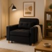 Mebel Elite Раскладной кресло Solor, черный, ME.SOLOR/CZ/T/FW - Home Club, изображение 2