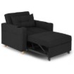 Mebel Elite Раскладной кресло Solor, черный, ME.SOLOR/CZ/T/FW - Home Club, изображение 10