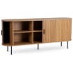 Mebel Elite Комод Trish 180 см, двухдверный, с выдвижными ящиками, дуб, ME.TRISH/D/KOM180 - Home Club, изображение 3
