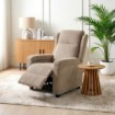 Mebel Elite Раскладной кресло Spencer, бежевый, из вельвета, ME.SPENCER/BZ/SZTR/FW - Home Club, изображение 2