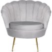 Mebel Elite Крісло Angel, сіре, велюрове, ME.ANGEL/P/V/FW - Home Club, Зображення 3