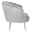 Mebel Elite Крісло Angel, сіре, велюрове, ME.ANGEL/P/V/FW - Home Club, Зображення 4