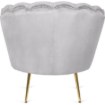 Mebel Elite Крісло Angel, сіре, велюрове, ME.ANGEL/P/V/FW - Home Club, Зображення 6