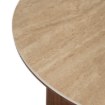 Mebel Elite Стіл Darius, овальний, 200 см, травертин/горіх, ME.DARIUS/TRAW/O/CER/S - Home Club, Зображення 6