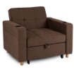 Mebel Elite Раскладной кресло Solor, коричневый, ME.SOLOR/BR/T/FW - Home Club, изображение 6